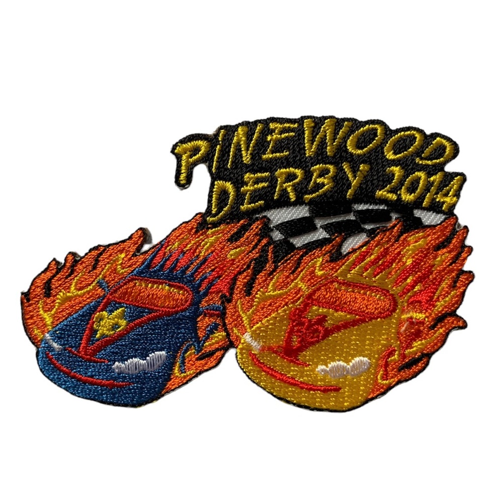 Pinewood Derby Iron on Patch
